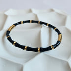 Zarvara 18kt Gold Plated Bamboo Bangle, Pre Order